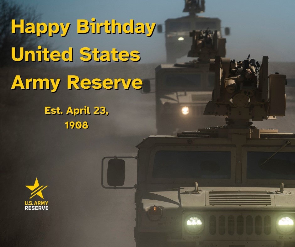 Happy Birthday Army Reserve