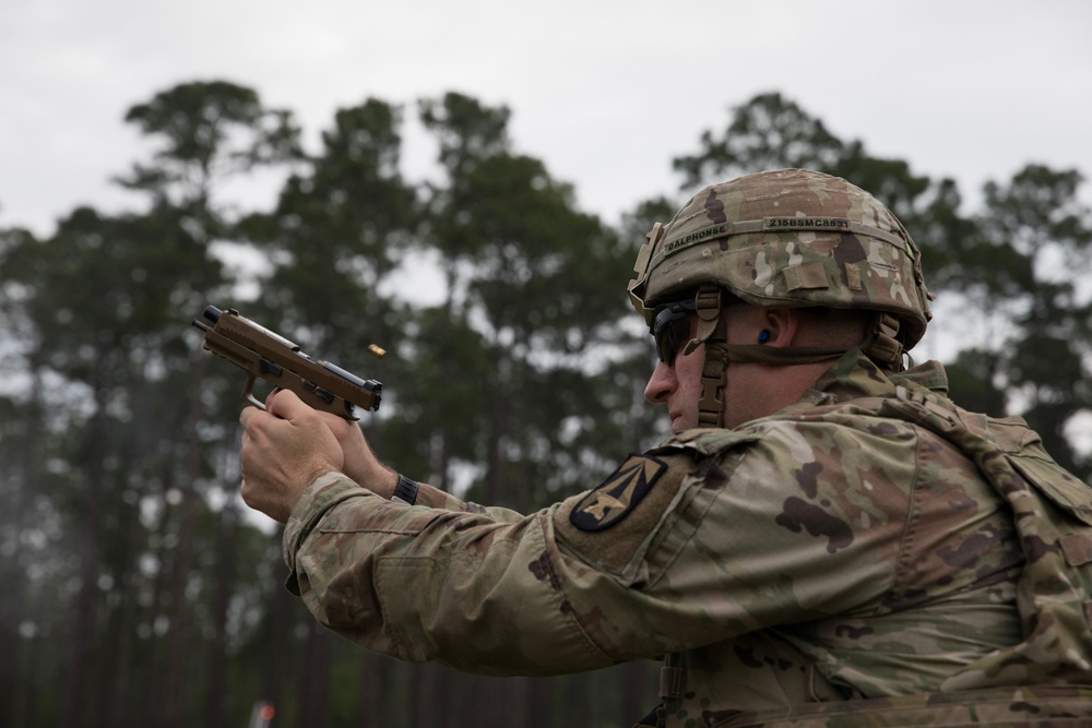 Medical Research and Development Command and Medical Readiness Command, East, participates in the Best Leadership Competition in a Fort Stewart, Georgia