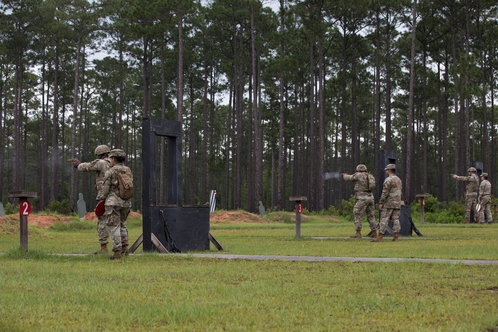 Medical Research and Development Command and Medical Readiness Command, East, participates in the Best Leadership Competition in a Fort Stewart, Georgia