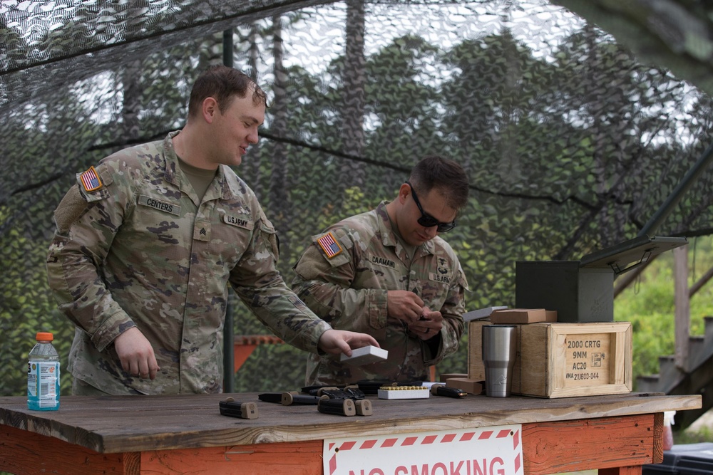 Medical Research and Development Command and Medical Readiness Command, East, participates in the Best Leadership Competition in a Fort Stewart, Georgia