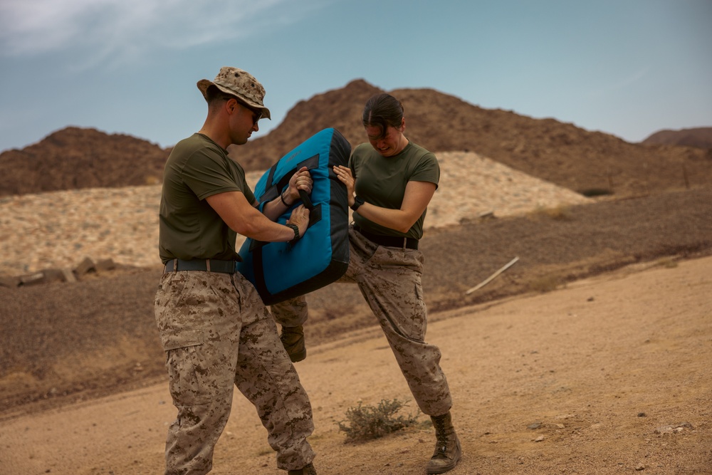 Maritime Combined Task Group Charlie: U.S. Marines with Marine Forces Reserve Conduct OC Spray Training