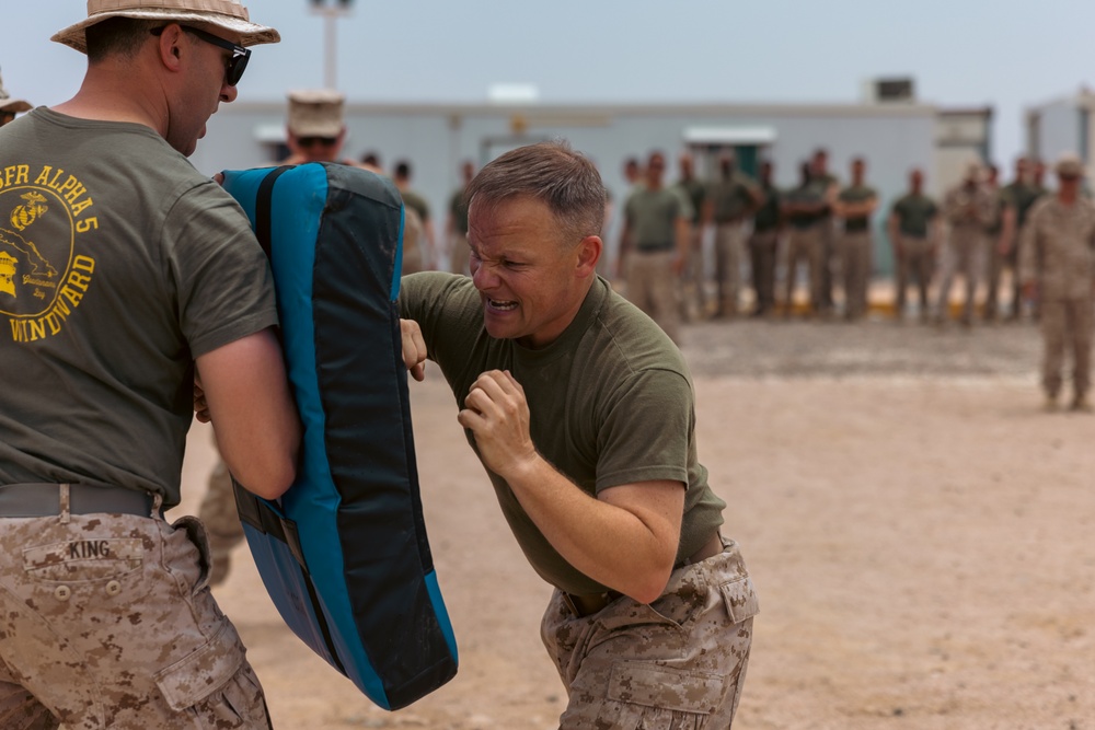 Maritime Combined Task Group Charlie: U.S. Marines with Marine Forces Reserve Conduct OC Spray Training