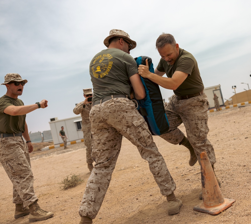 Maritime Combined Task Group Charlie: U.S. Marines with Marine Forces Reserve Conduct OC Spray Training