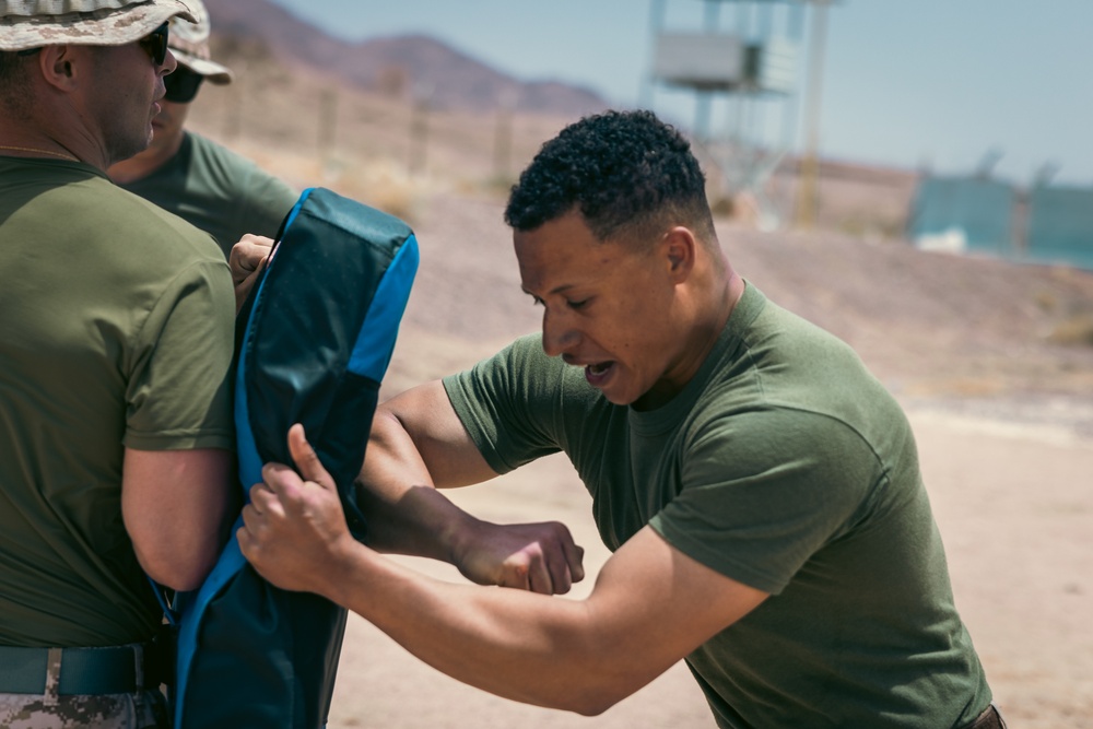 Maritime Combined Task Group Charlie: U.S. Marines with Marine Forces Reserve Conduct OC Spray Training