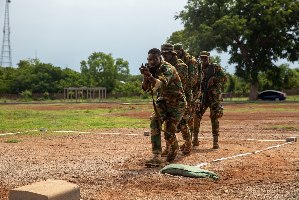 US, Ghana conduct room clearing training during African Lion 2024