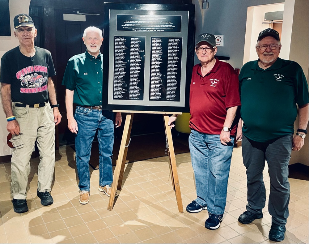 Veterans of Only Illinois Army National Guard Unit to Deploy to Vietnam Present Plaque to Illinois State Military Museum