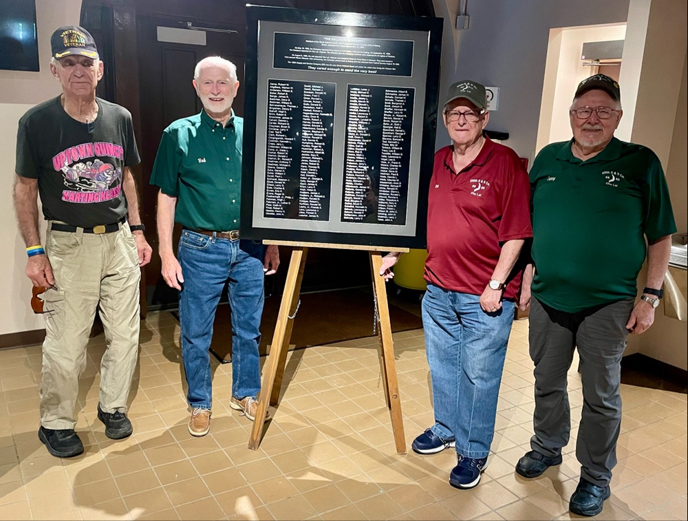 Veterans of Only Illinois Army National Guard Unit to Deploy to Vietnam Present Plaque to Illinois State Military Museum