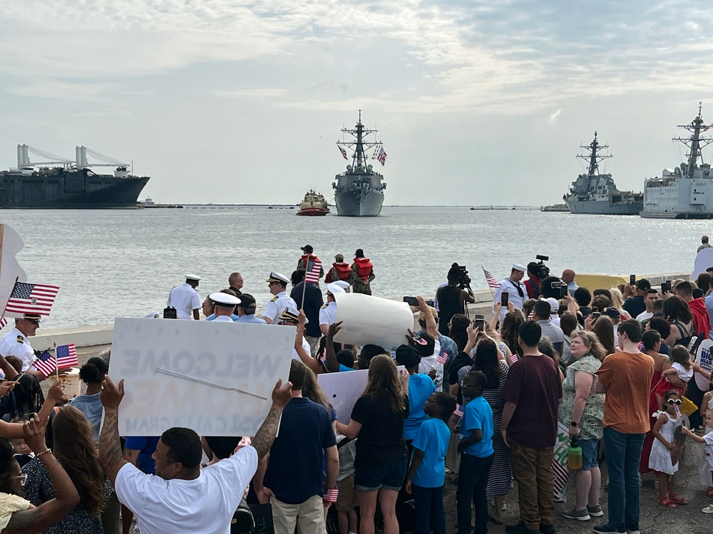 USS Carney Homecoming