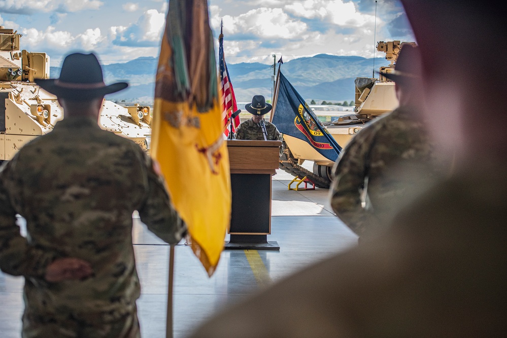 Idaho National Guard's largest unit 116th CBCT gains new commander