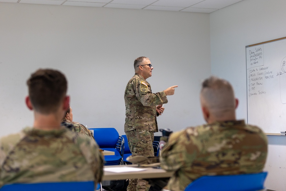 176 Medical Brigade Soldiers Receive ACLS Training