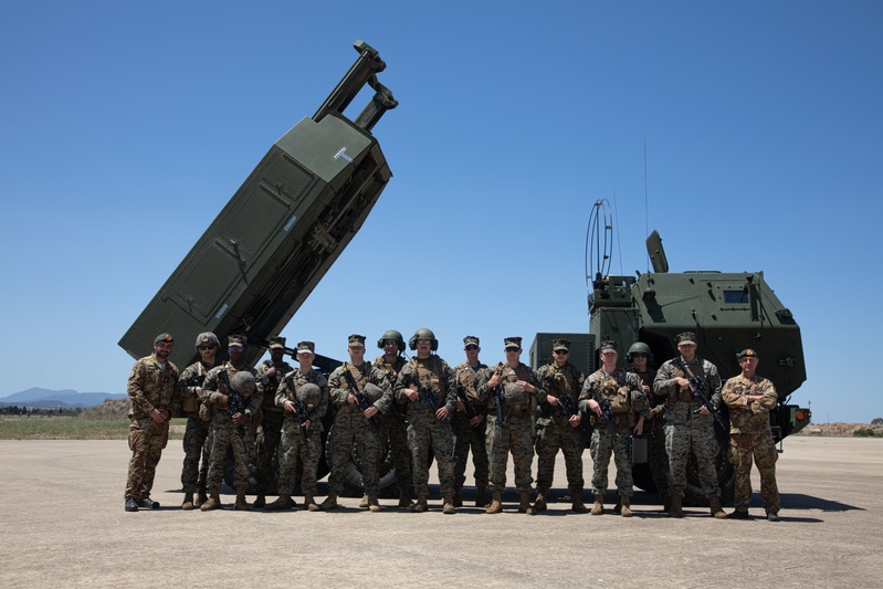 HIMARS Training Operation in Italy