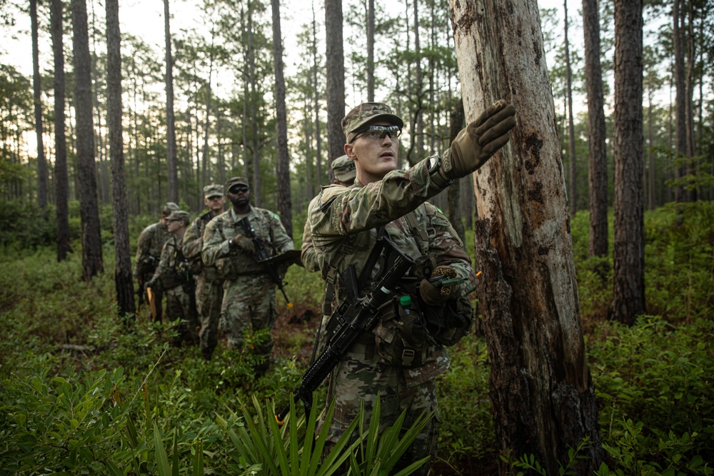 Soldiers compete in the MRC, East and MRDC Best Leader Competitions Land Navigation Event