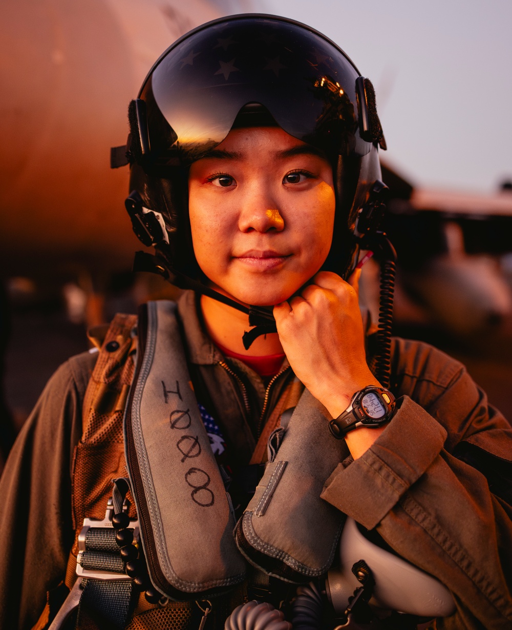 Electronic Warfare Officer Poses for a Photo