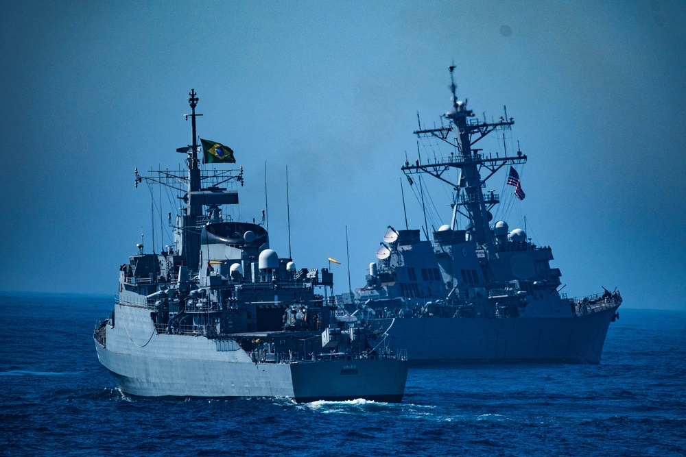 Precision driving with the U.S. Navy, Coast Guard and Brazilian navy
