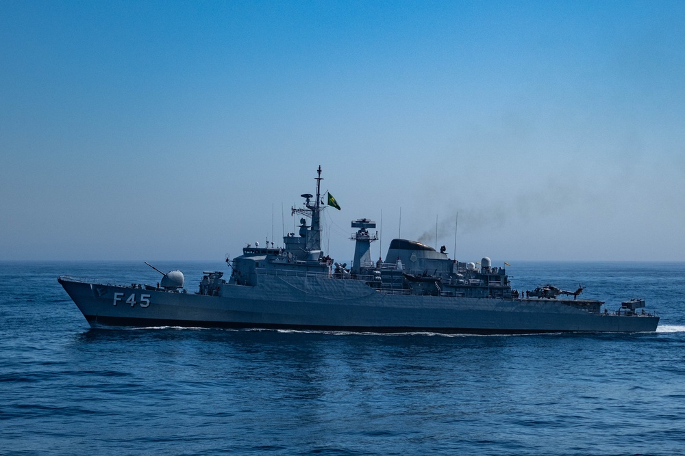 Precision driving with the U.S. Navy, Coast Guard and Brazilian navy