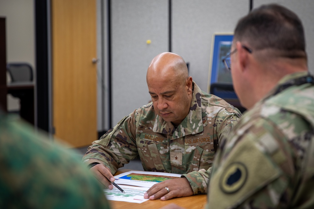 HING 154th Wing Commander Visits During Exercise Tiger Balm 24