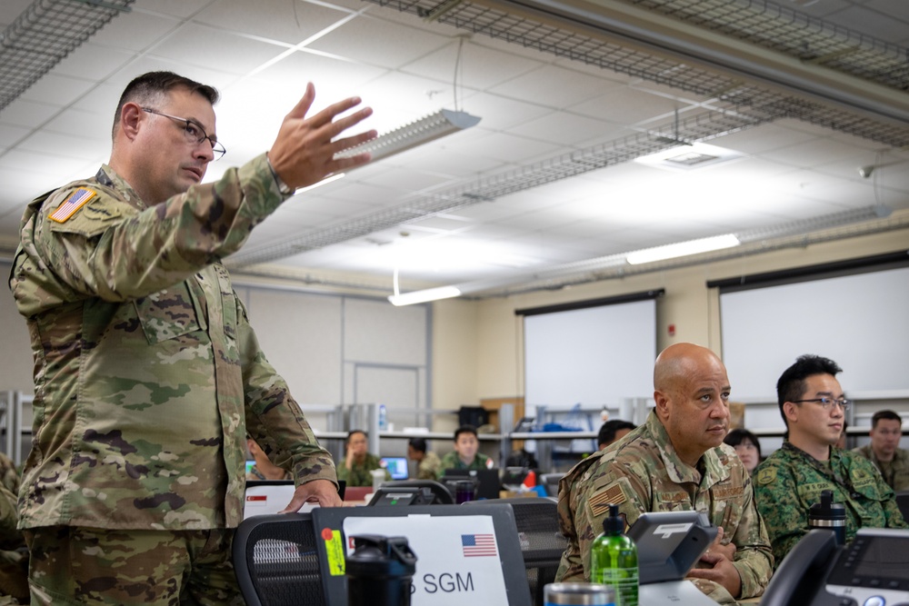 HING 154th Wing Commander Visits During Exercise Tiger Balm 24