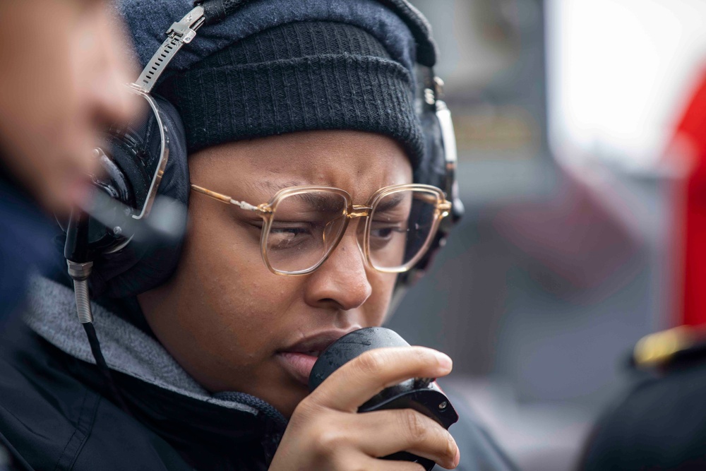 USS Ralph Johnson Conducts Replenishment at Sea