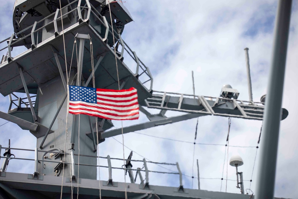 USS Ralph Johnson Conducts Replenishment at Sea