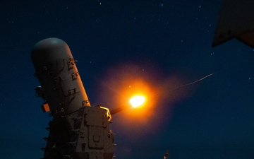 CWIS fires during nighttime exercise