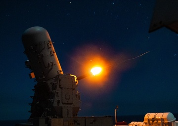 CWIS fires during nighttime exercise