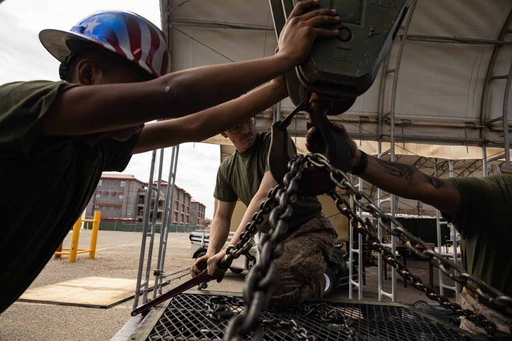 RESCUING THE RESCUER: 1st Maintenance Battalion repair 7 ton