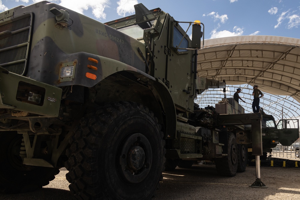 RESCUING THE RESCUER: 1st Maintenance Battalion repair 7 ton