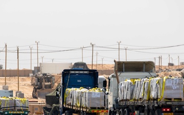 Humanitarian Aid Crosses Trident Pier