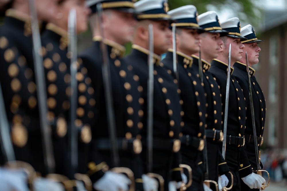 Coast Guard Academy holds Sunset Review