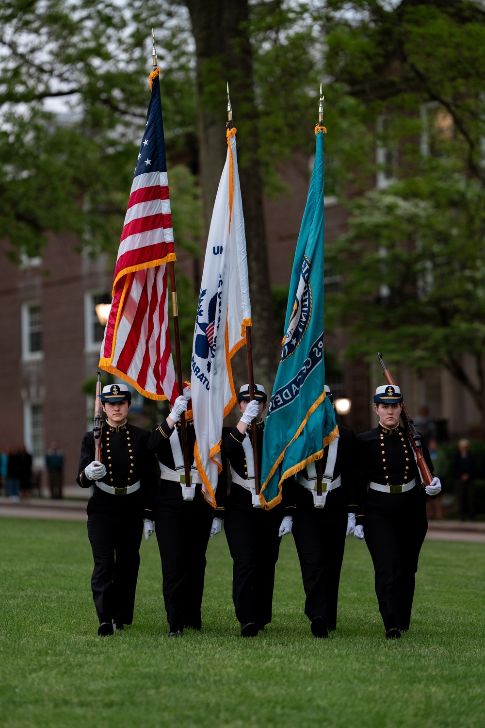 Coast Guard Academy holds Sunset Review