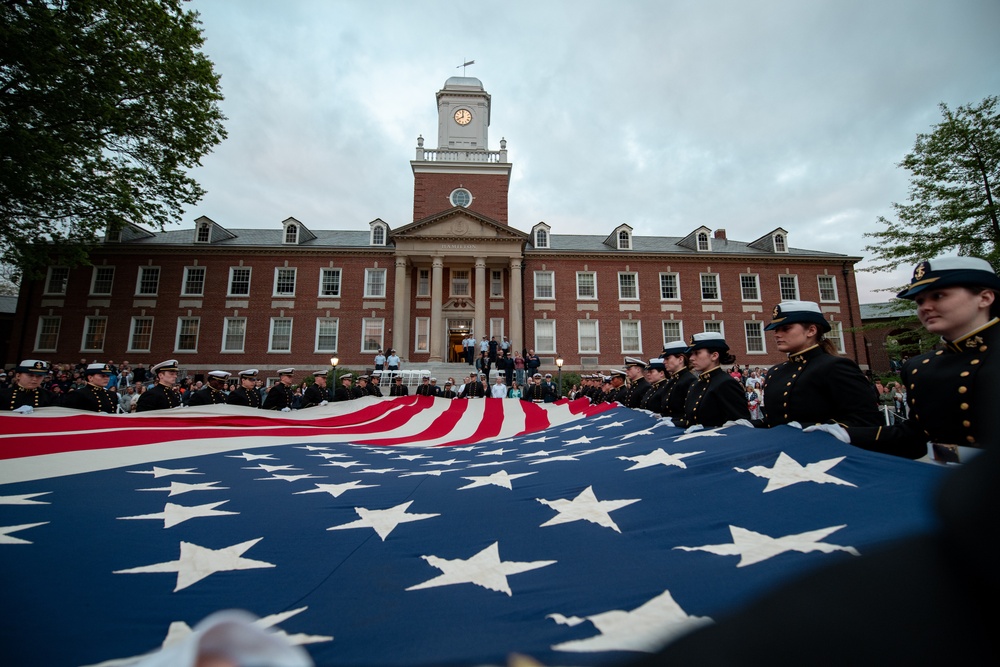 Coast Guard Academy holds Sunset Review