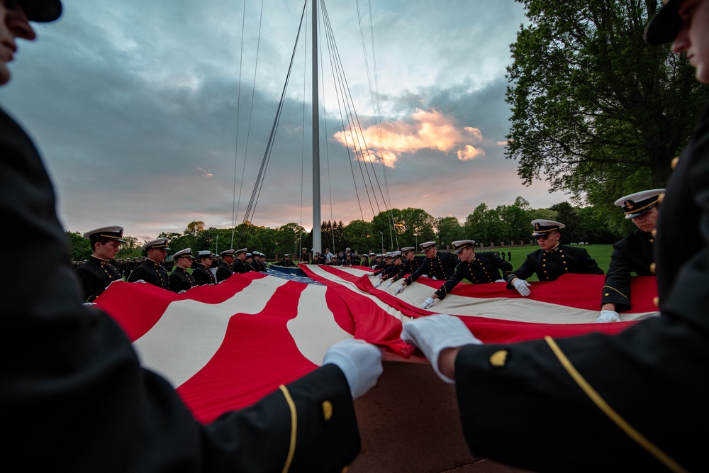 Coast Guard Academy holds Sunset Review