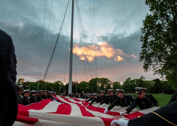 Coast Guard Academy holds Sunset Review