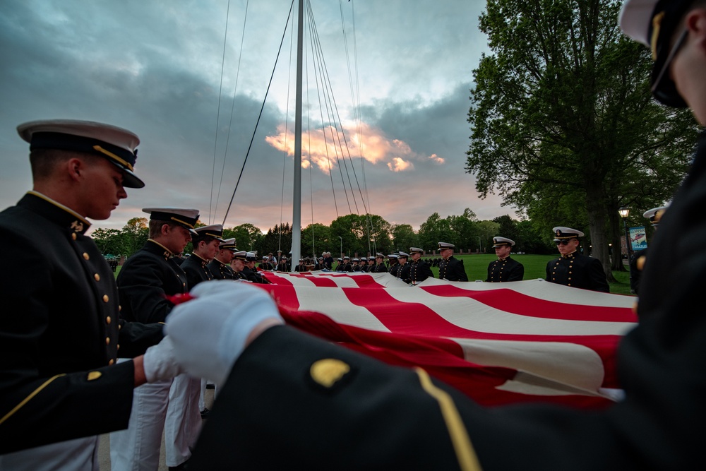 Coast Guard Academy holds Sunset Review