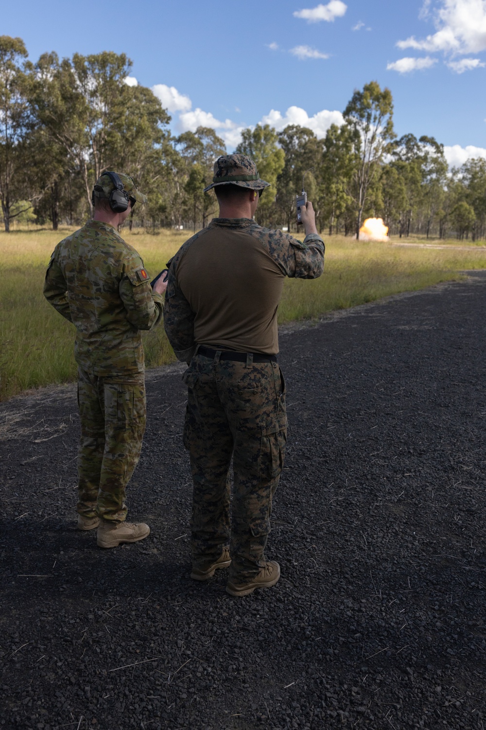 MRF-D 24.3: U.S., Australia, France service members participate in demolition range in preparation for Operation Render Safe Nauru