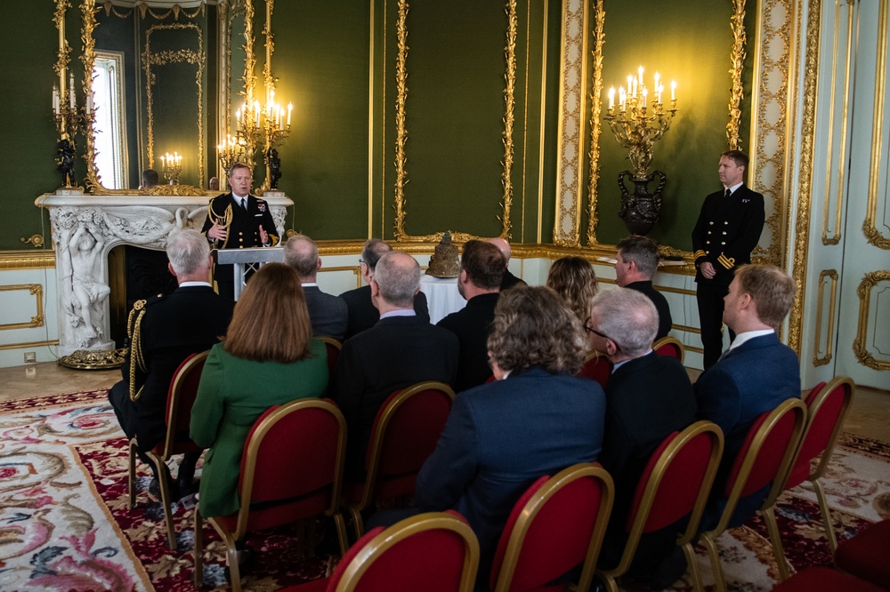 USS Jacob Jones Bell Conservation Efforts Begin Following London Turnover Ceremony