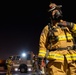 Deployed firefighters complete low-light fire rescue training