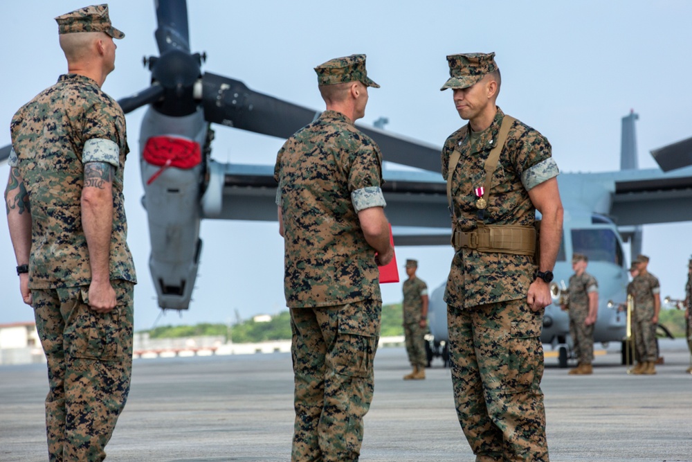 MALS-36 holds change of command ceremony