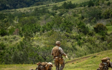 Marines with 3rd Intelligence Battalion conduct a modified table 3 range
