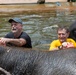 USNS Yukon Crew Visits, Swims with Thai Elephants