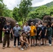 USNS Yukon Crew Visits, Swims with Thai Elephants