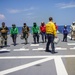 USS Gabrielle Giffords (LCS 10) conducts flight operations at sea