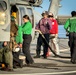 USS Gabrielle Giffords (LCS 10) conducts flight operations at sea