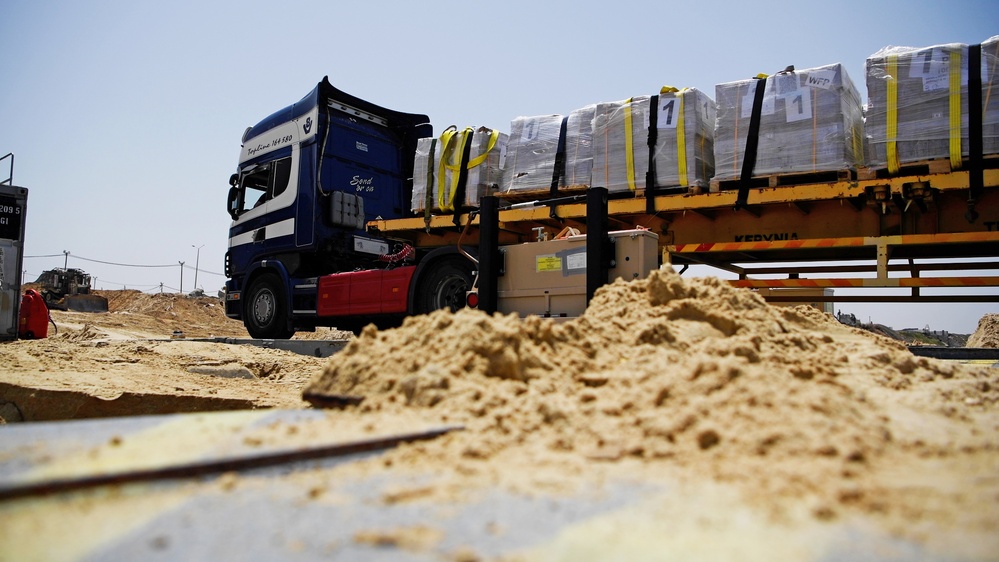 Aid delivered across Trident Pier