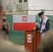 Dignitaries, members of 10th Special Forces Group (Airborne), Polish special forces, 6th Airborne Brigade, gather for the renaming of Camp Miron, May 17, 2024 near Krakow Poland.