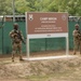 Dignitaries, members of 10th Special Forces Group (Airborne), Polish special forces, 6th Airborne Brigade, gather for the renaming of Camp Miron, May 17, 2024 near Krakow Poland.