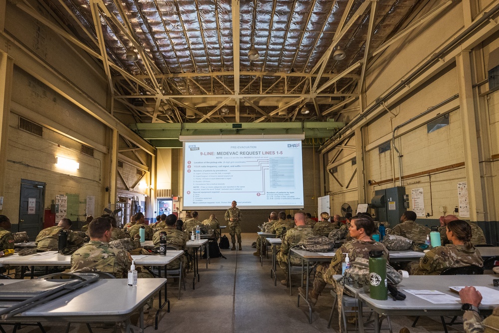 U.S. Soldiers conduct Combat Lifesaver course