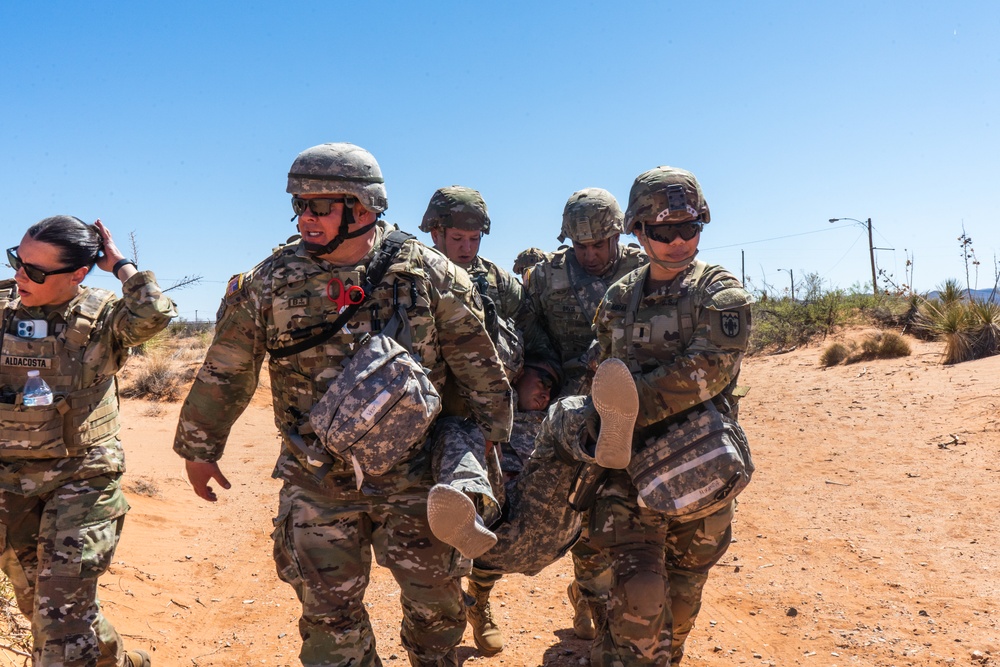 U.S. Soldiers conduct Combat Lifesaver course