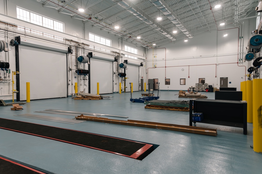 Tyndall aircraft fuel truck maintenance facility