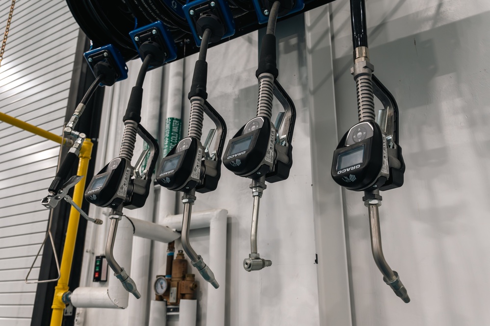 Tyndall aircraft fuel truck maintenance facility